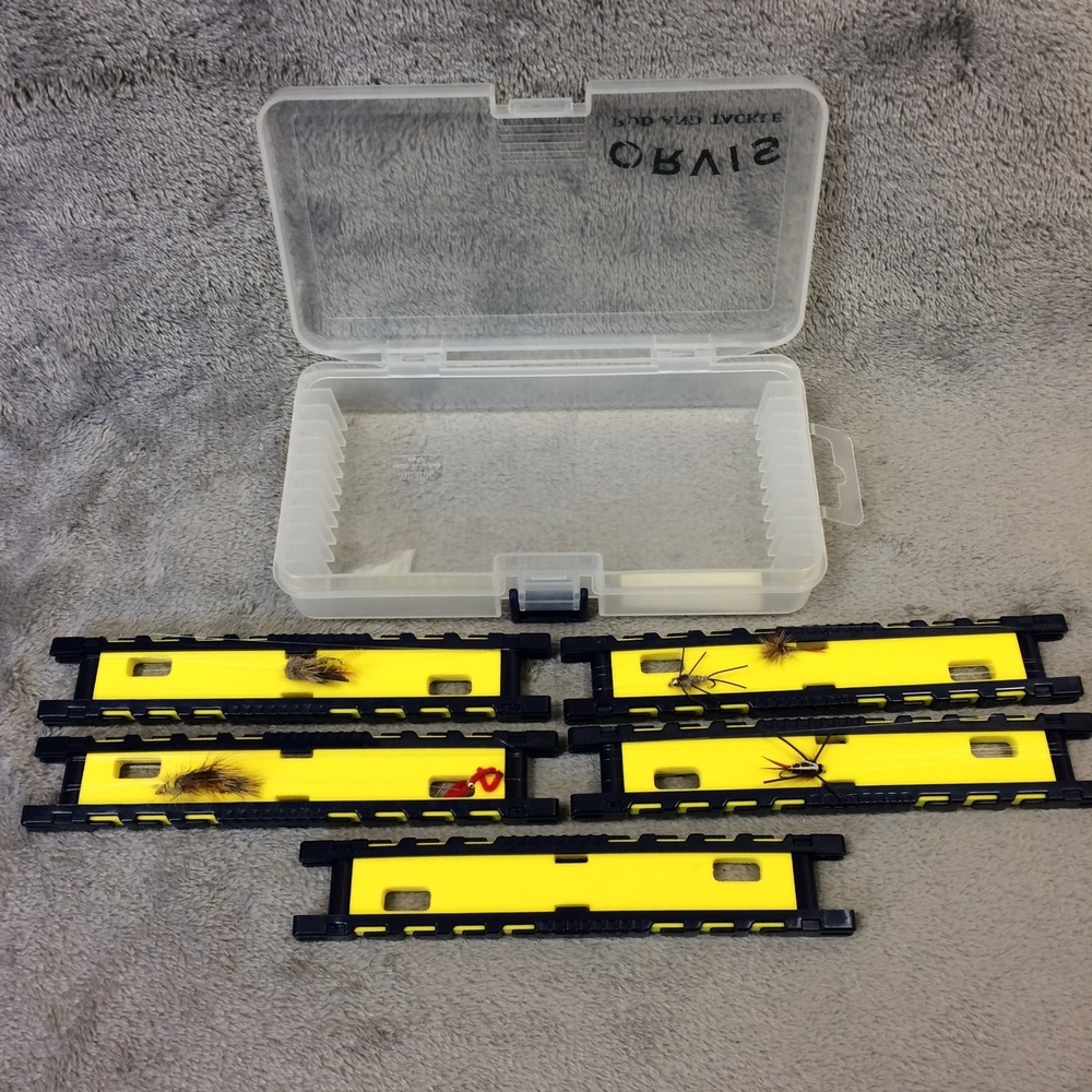 Orvis Dropper Rig Fly Box with 5 Flies Box Made in Japan